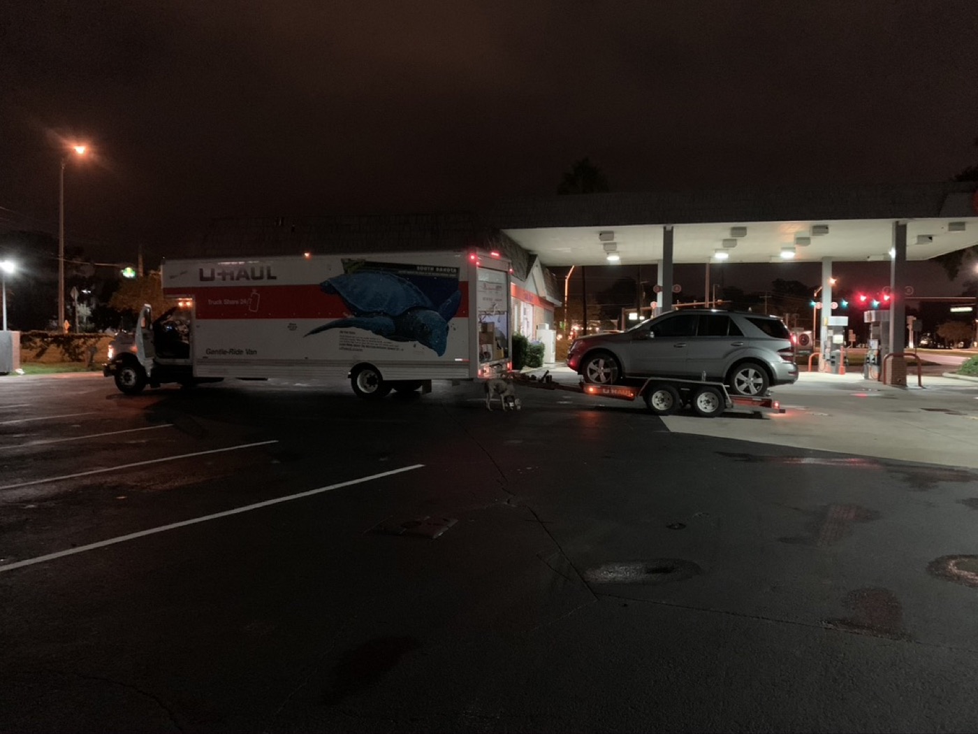 Twenty-two hours behind the wheel of a U-Haul, Miami to Washington DC, to bring costs down.