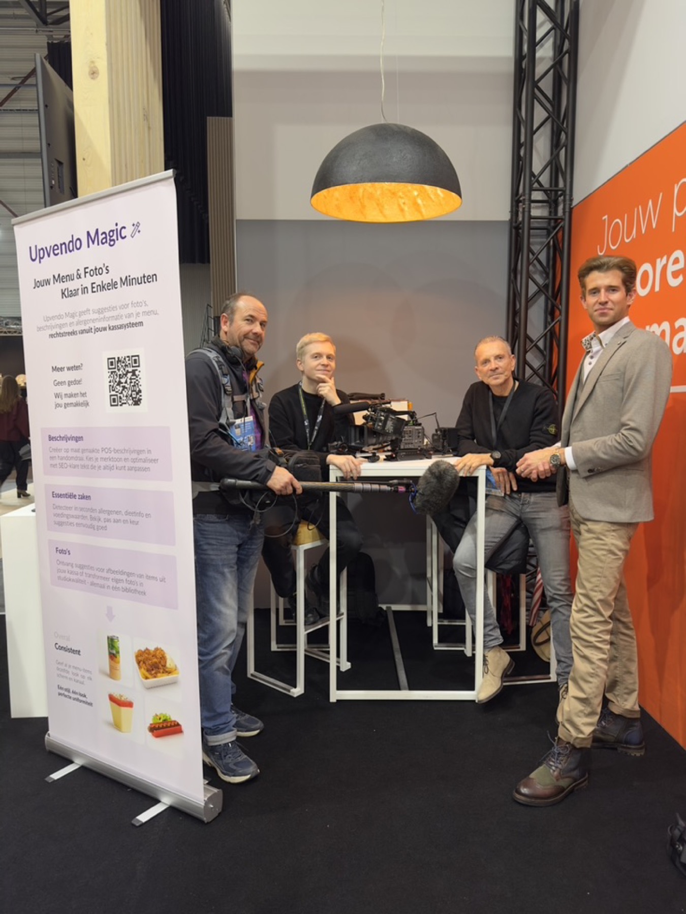 Upvendo exhibits AI self-order at Horeca Expo Ghent