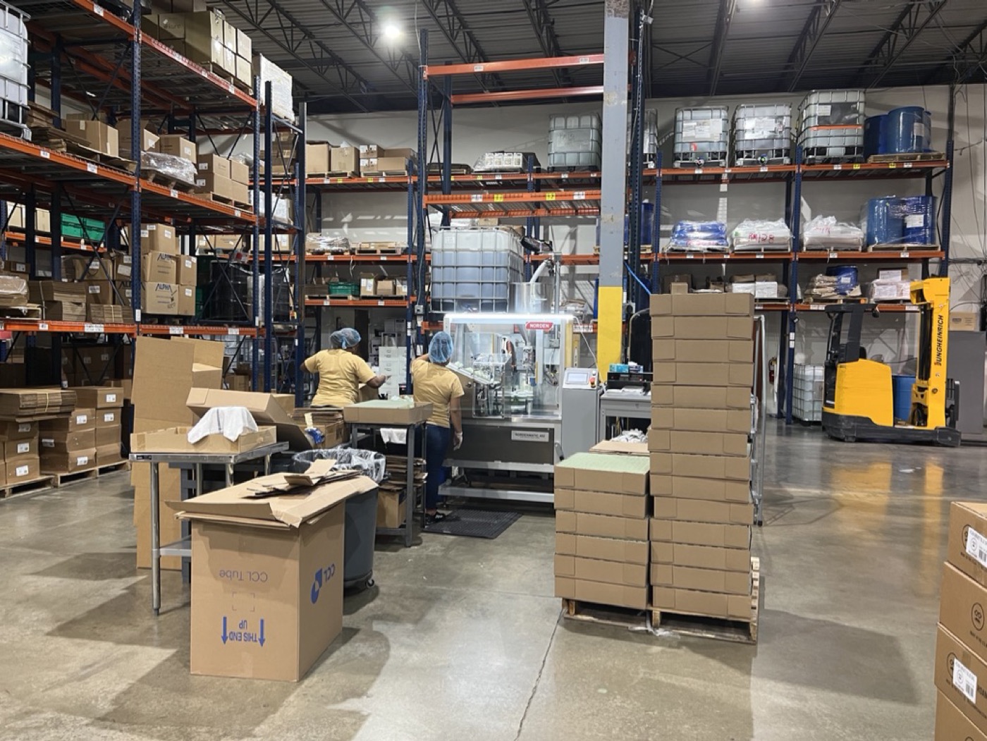 Packing and dispatch in the warehouse