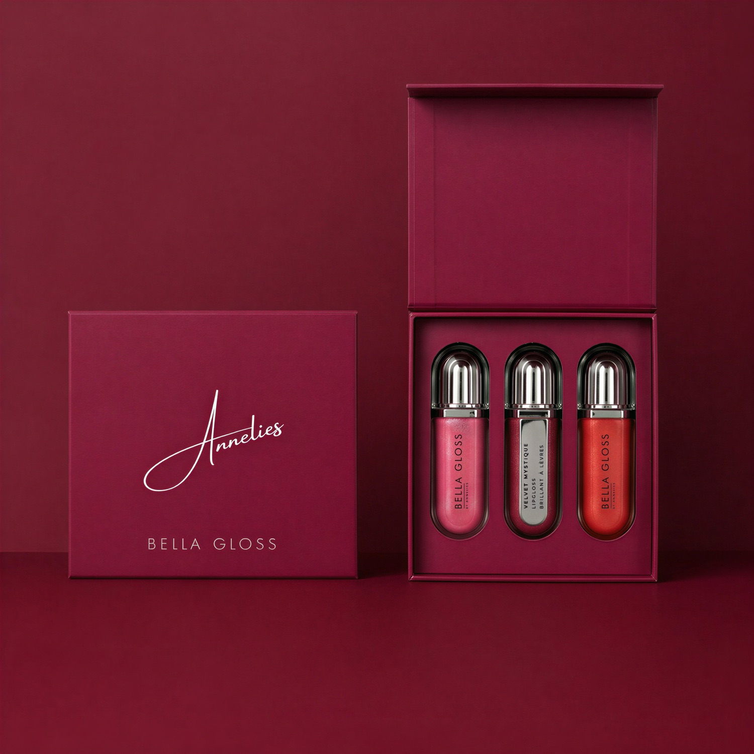 Bella Gloss open gift box